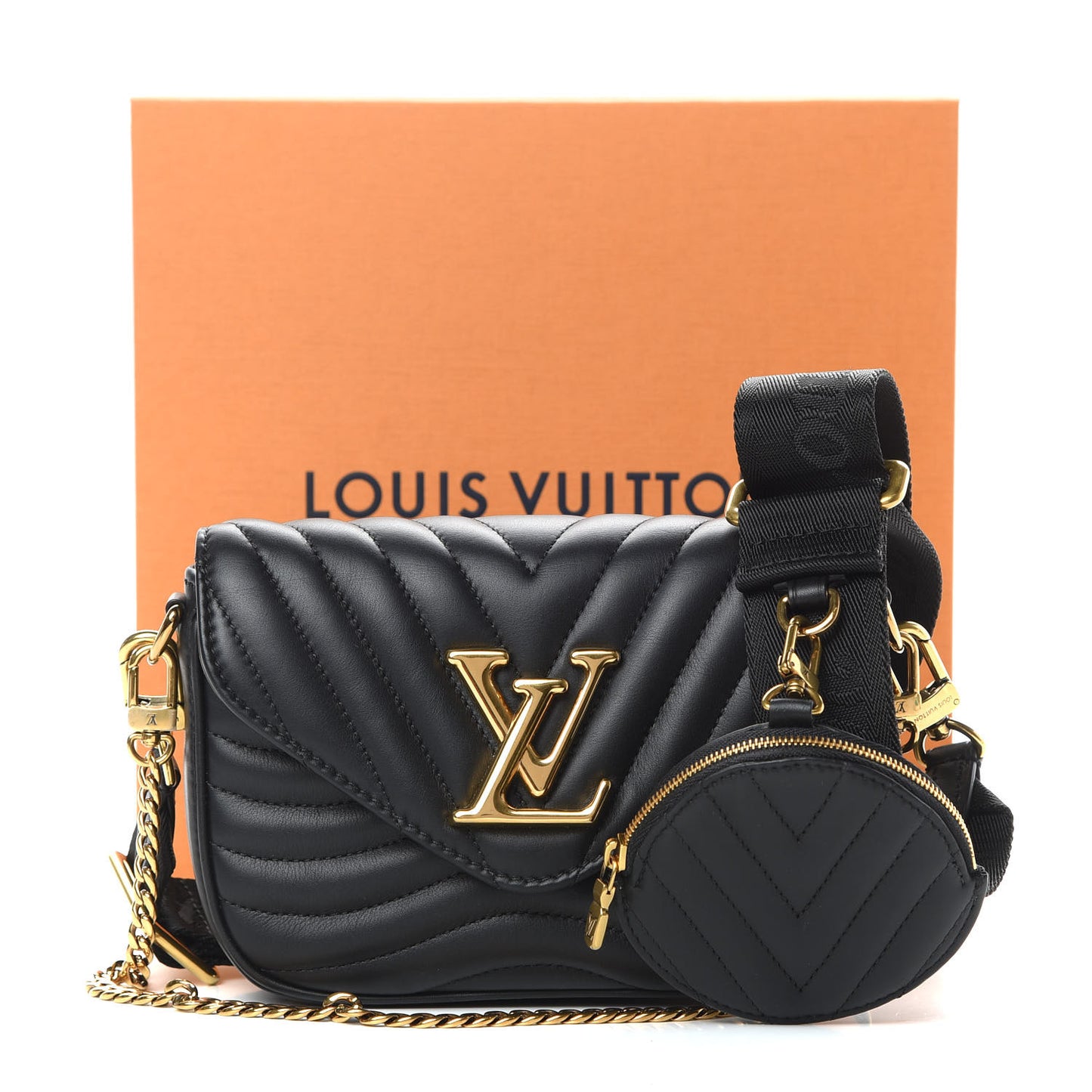 Calfskin New Wave Multi Pochette Black