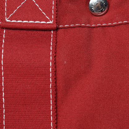 Hermes Canvas Fourre Tout PM Red 15 of 18
