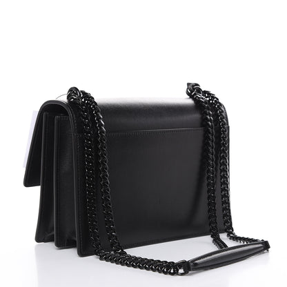 Saint Laurent Calfskin Medium Monogram Sunset Black 3 of 9