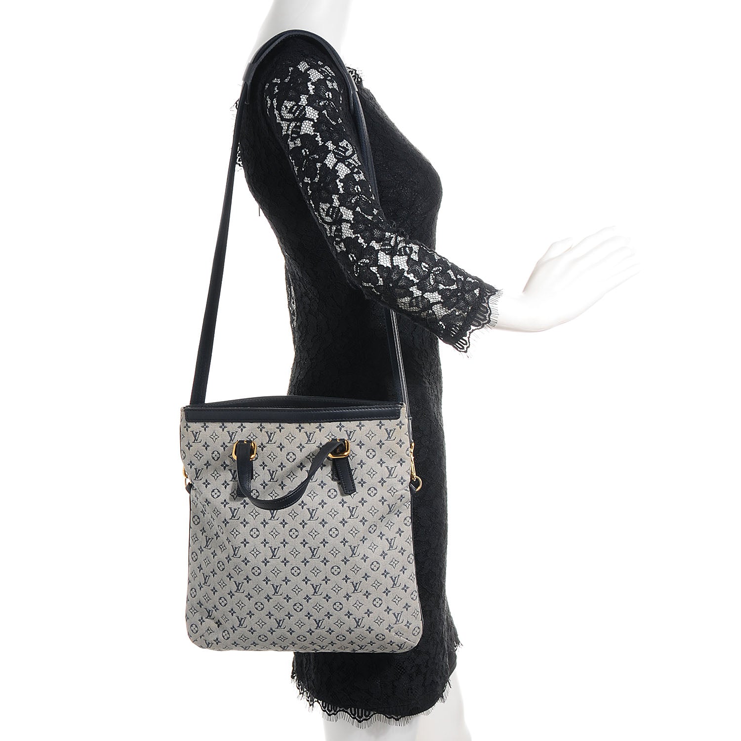 Louis Vuitton Mini Monogram Francoise Blue 2 of 7