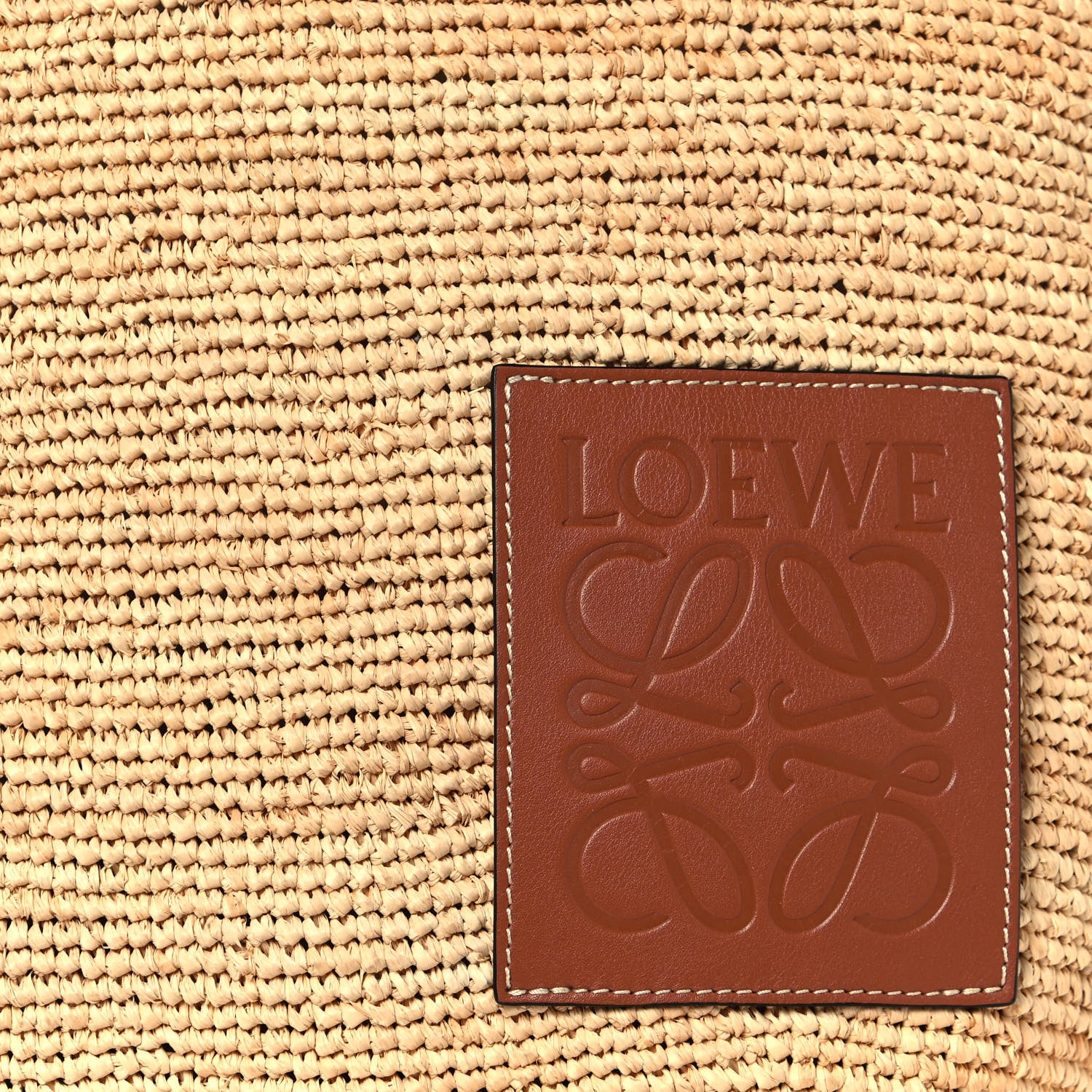 Loewe Raffia Paula's Ibiza Slit Tote Bag Natural Tan 6 of 11