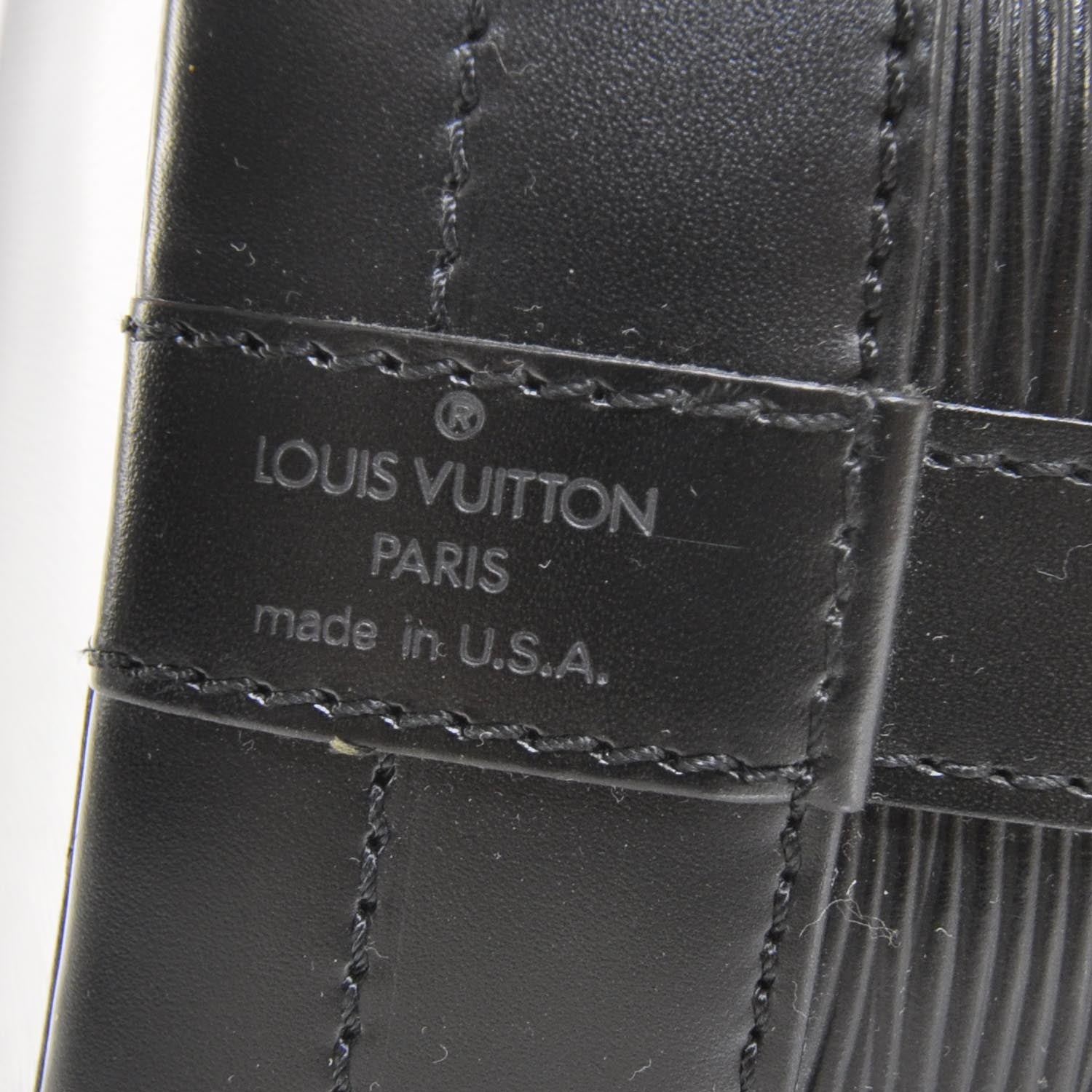 Louis Vuitton Epi Large Noe Black 6 of 7