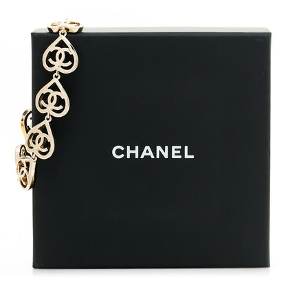 Chanel Metal CC Heart Coco In Love Bracelet Light Gold 5 of 5