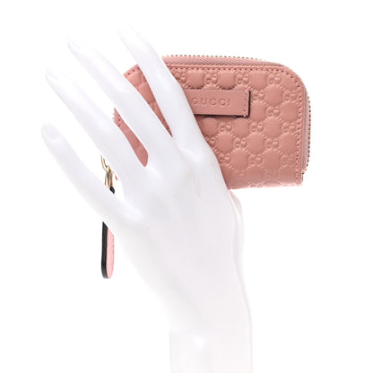 Gucci Microguccissima Zip Around Card Case Soft Pink 2 of 7
