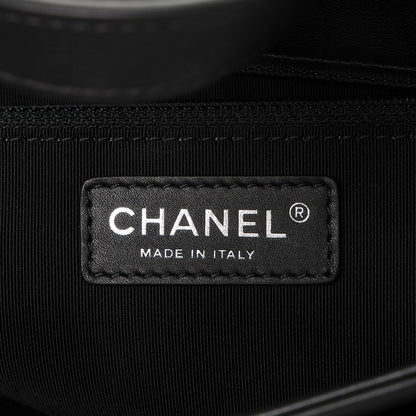 Chanel Calfskin Quilted Large Shopping Tote Black 6 of 7