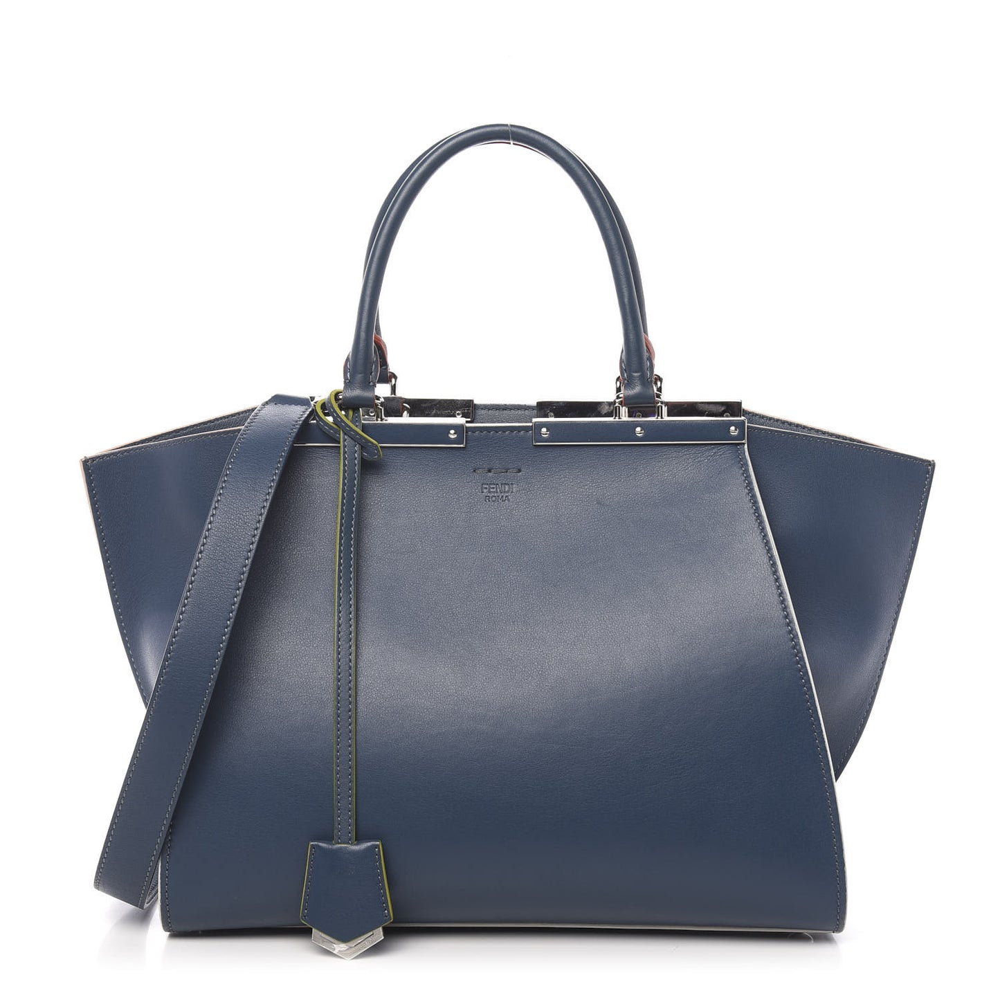 Vitello Dolce Century Petite 3Jours Tote Pavone