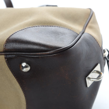 Prada Jacquard Logo Bauletto Corda Bruciato 12 of 18