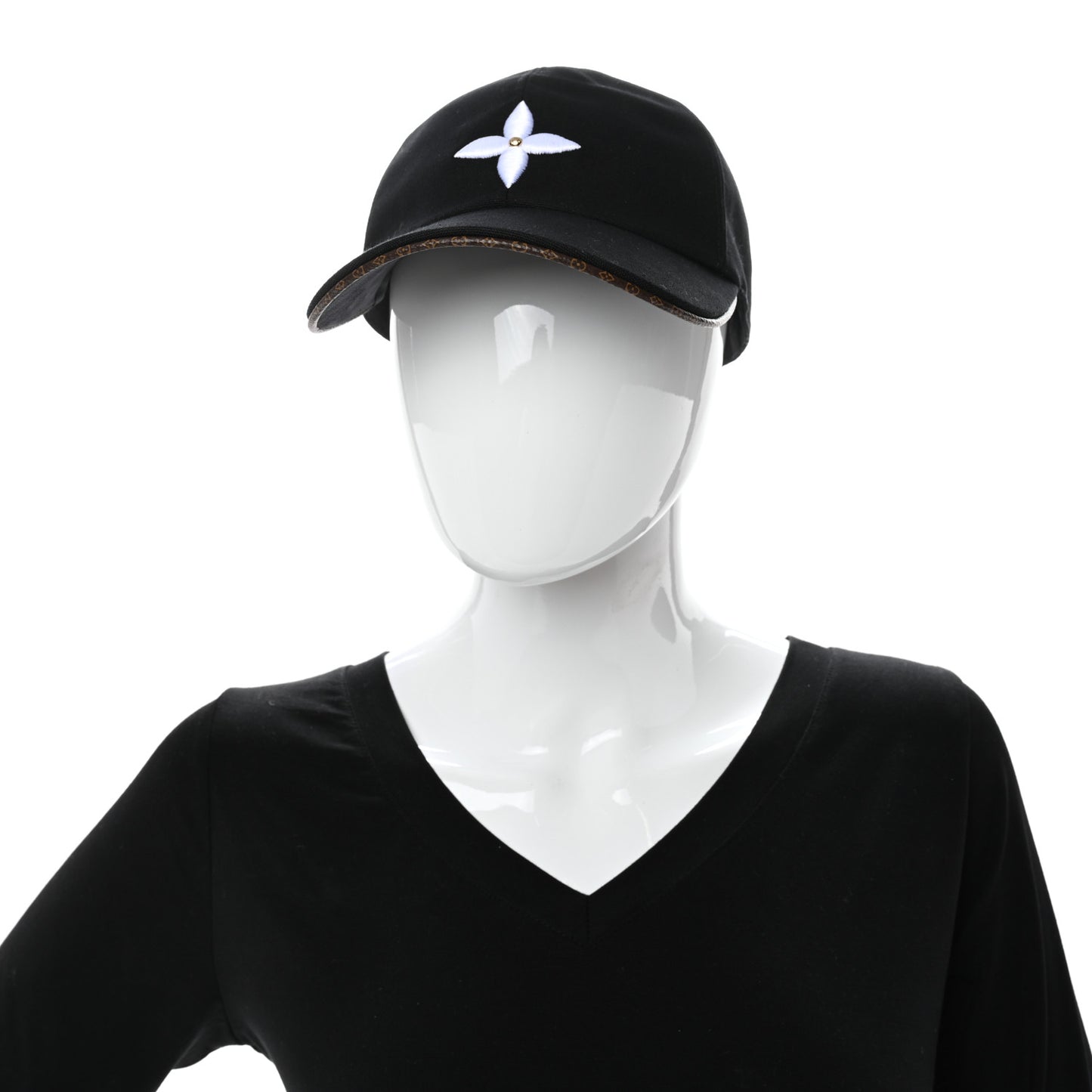 Monogram Cap Play Cap L Black