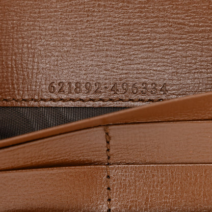Gucci GG Supreme Monogram Azalea Calfskin Horsebit 1955 Wallet On Chain Beige Ebony Brown Sugar 8 of 12