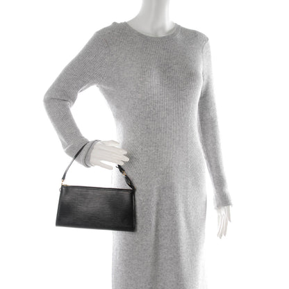 Louis Vuitton Epi Pochette Accessories 24 Black 2 of 8