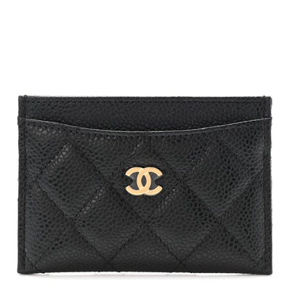 Chanel Caviar Quilted Card Holder Black 1 of 7