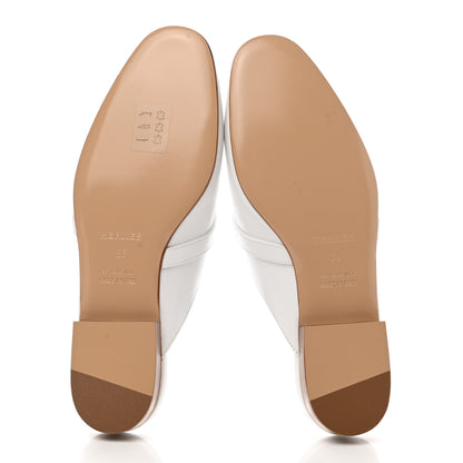 Hermes Calfskin Oz Mules 36 White 5 of 9