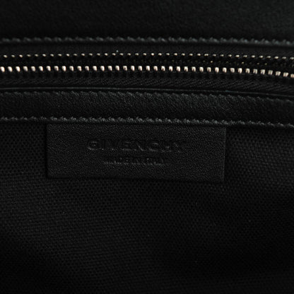 Givenchy Calfskin Studded Small Pandora Pure Flap Bag Black 6 of 7