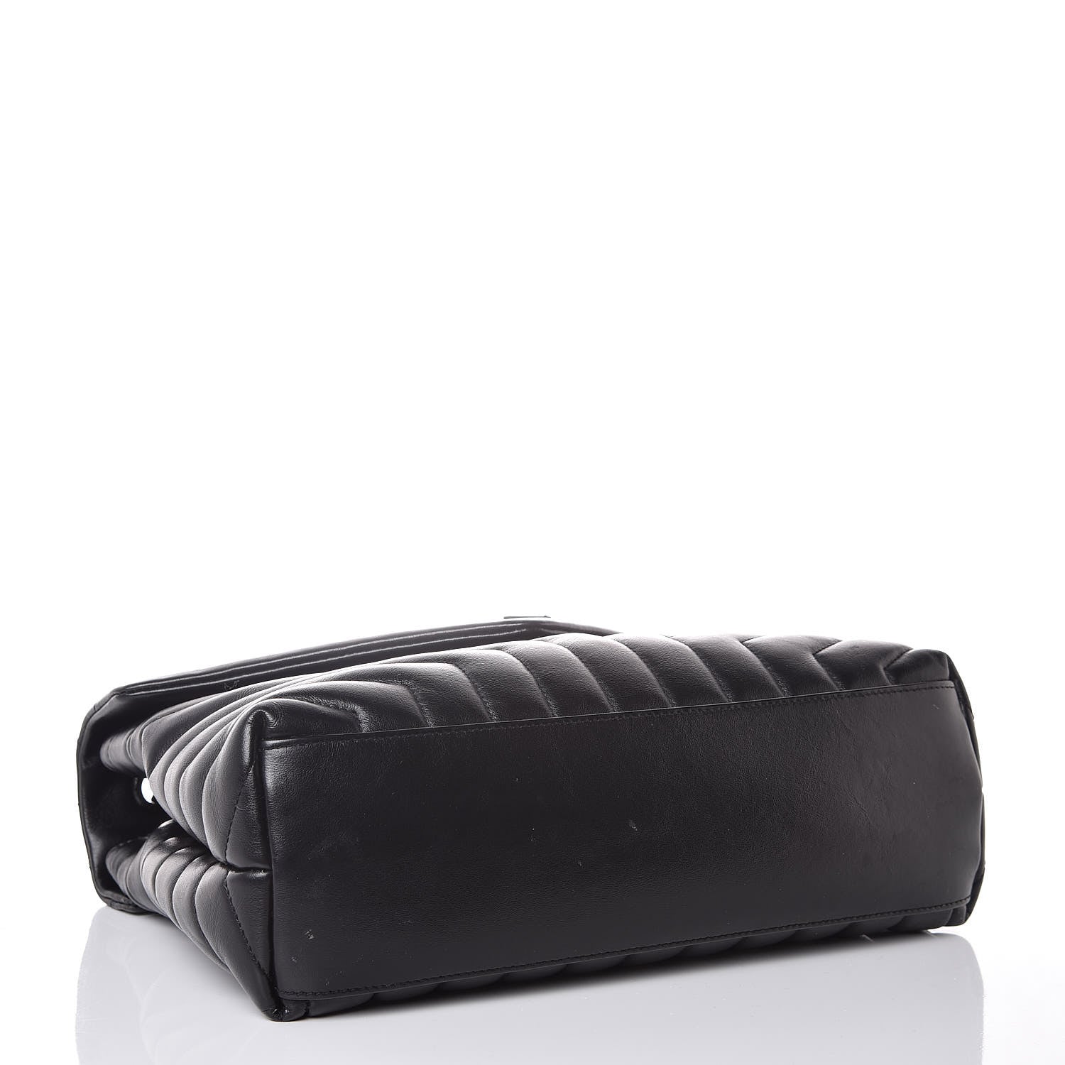 Saint Laurent Calfskin Y Quilted Monogram Medium Loulou Chain Satchel Black 4 of 10