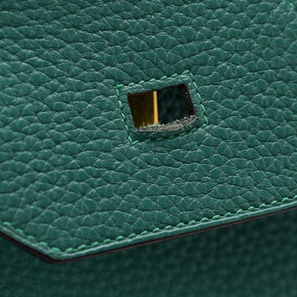 Hermes Togo Birkin 35 Malachite 12 of 23