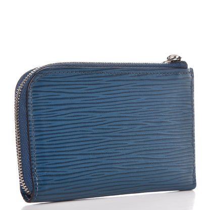 Louis Vuitton Epi Coin Purse Blue Celeste 3 of 8