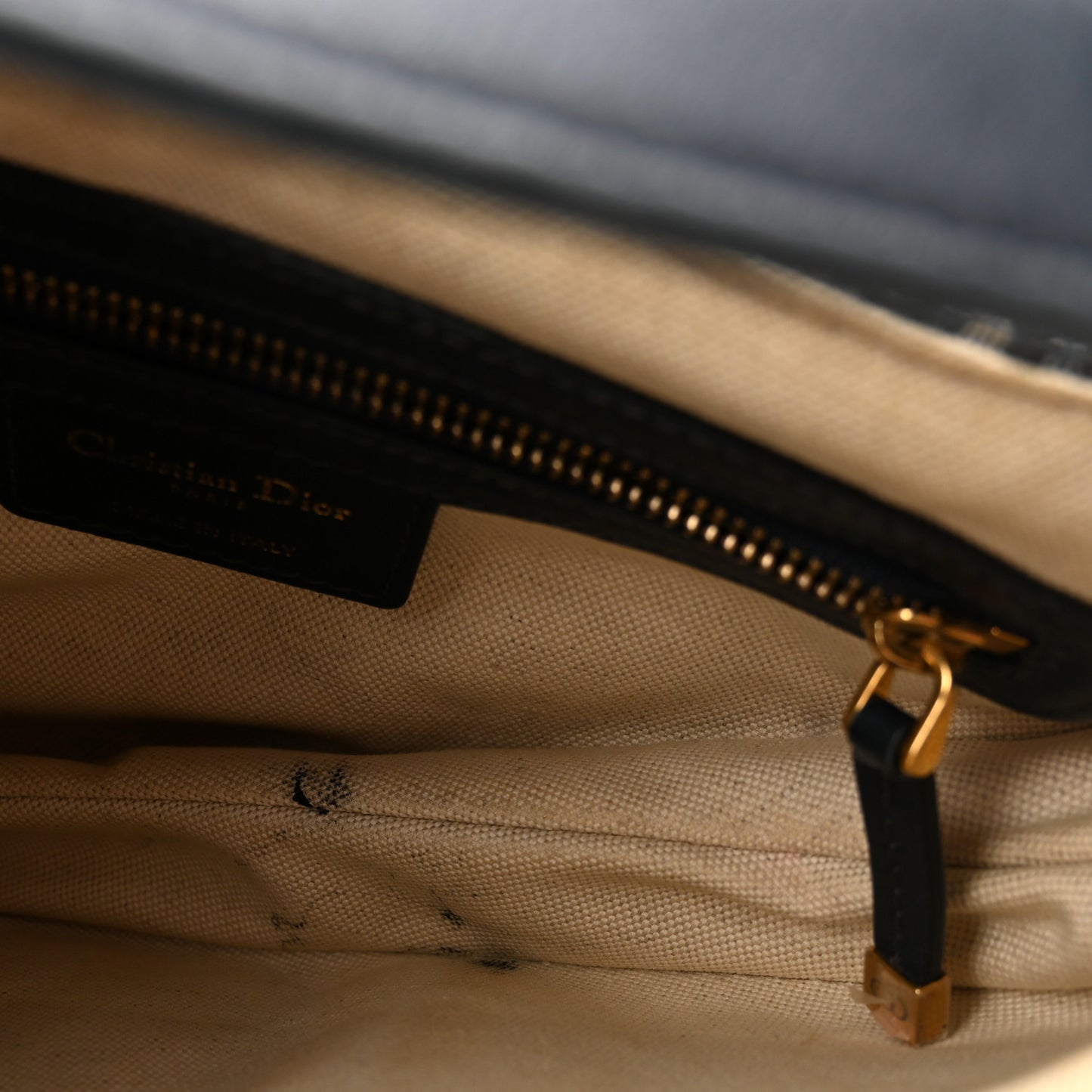 Oblique Saddle Bag Blue