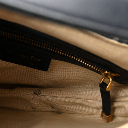 Christian Dior Oblique Saddle Bag Blue 7 of 10