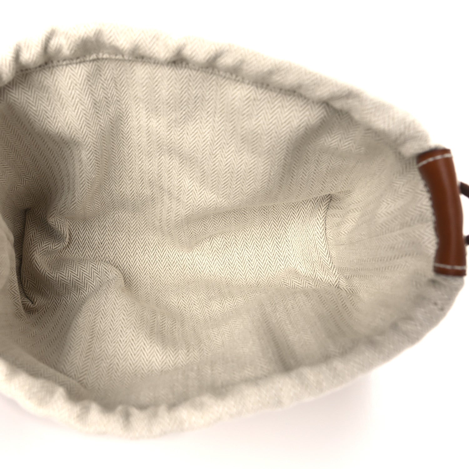 Hermes Canvas Barenia Fourbi 20 PM Pouch Naturel Fauve 5 of 11
