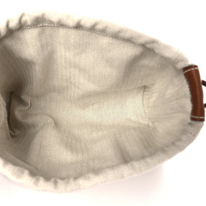 Hermes Canvas Barenia Fourbi 20 PM Pouch Naturel Fauve 5 of 11