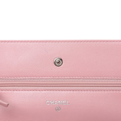 Chanel Caviar Timeless CC Wallet On Chain WOC Pink 11 of 12