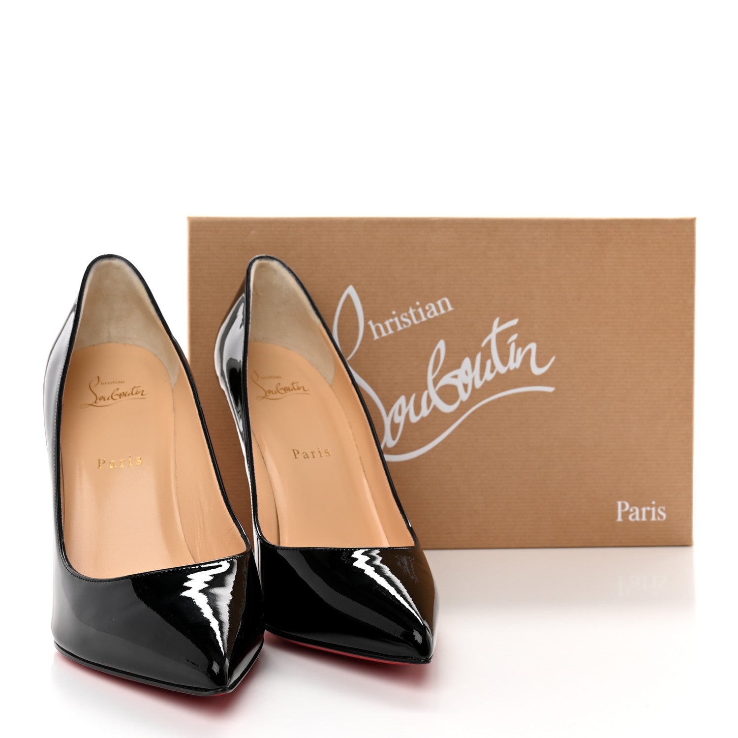 Christian Louboutin Patent Pigalle Follies 100 Pumps 39.5 Black 11 of 11