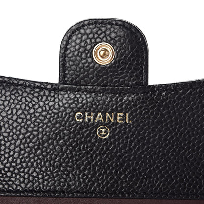 Chanel Caviar Quilted Compact Flap Wallet Black 6 of 8