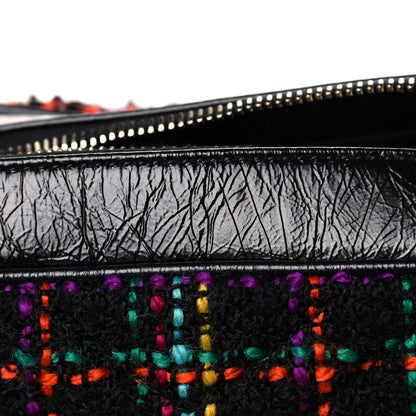 Saint Laurent Tweed Calfskin Monogram Lou Camera Bag Black 13 of 13