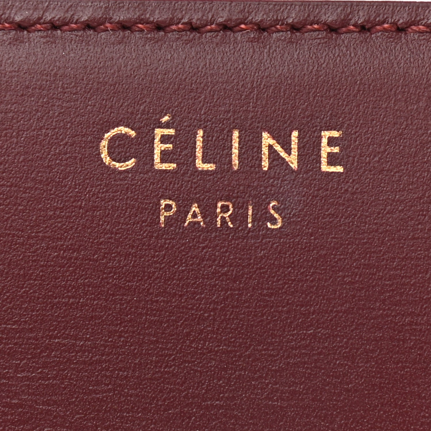 Celine Box Calfskin Medium Classic Box Flap Bag Burgundy 5 of 11