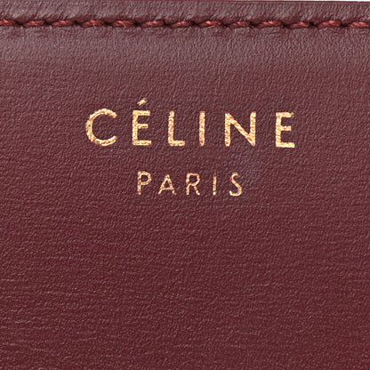 Celine Box Calfskin Medium Classic Box Flap Bag Burgundy 5 of 11