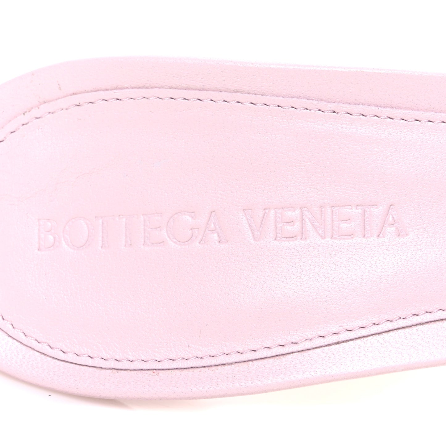 Nappa Matelasse Padded Mule Sandals 37.5 Cameo