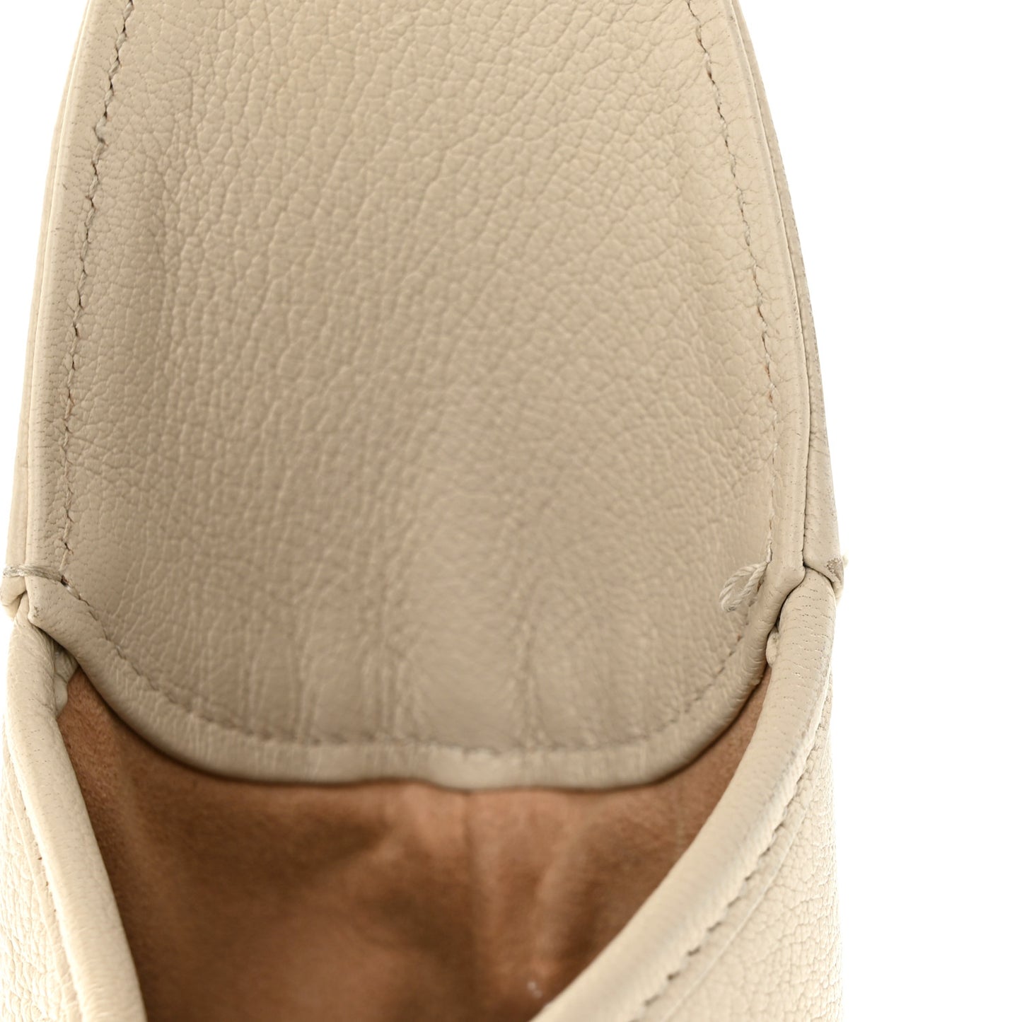 Goatskin Medium Aphrodite Shoulder Bag Mystic White