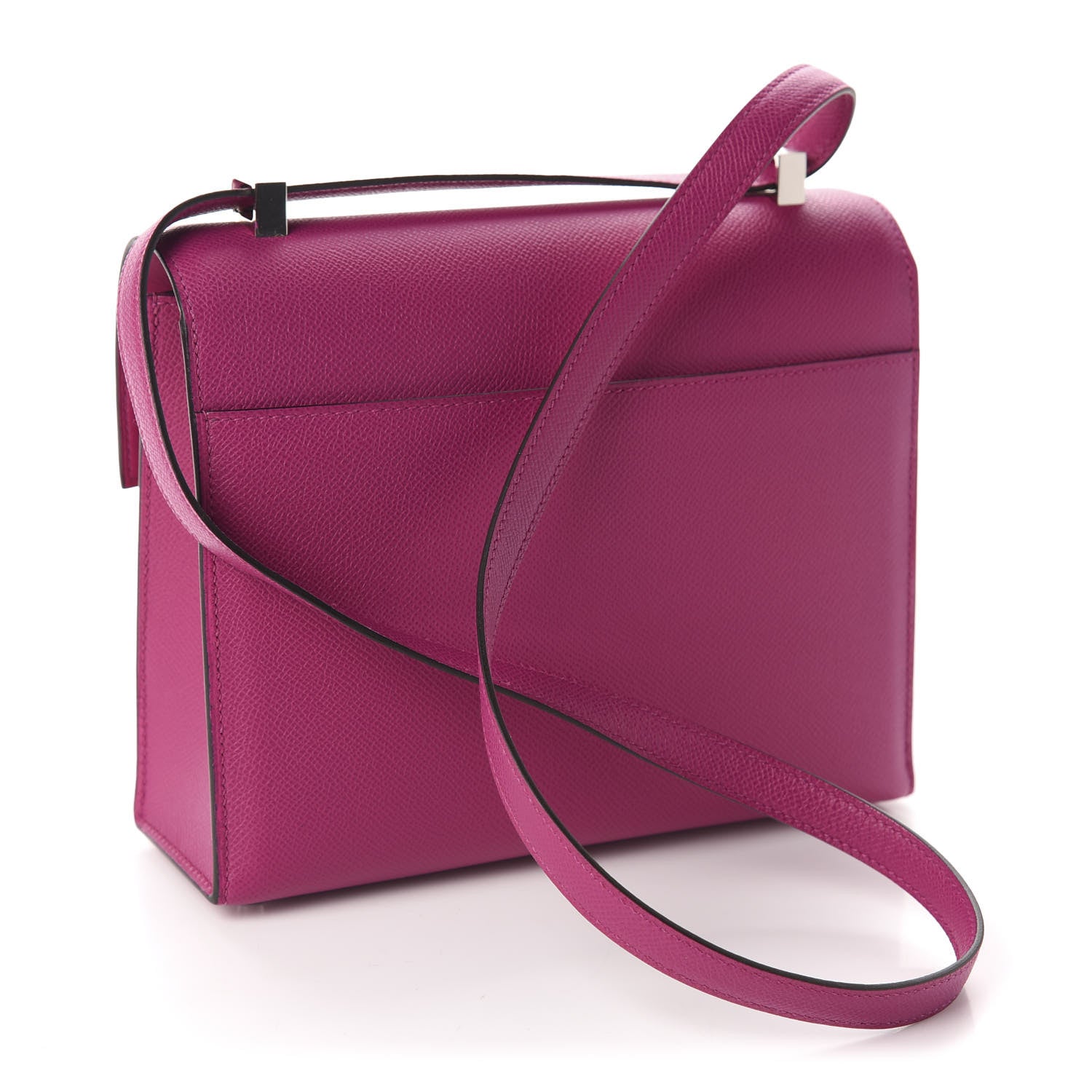 Hermes Epsom Verrou 21 Rose Pourpre 3 of 11
