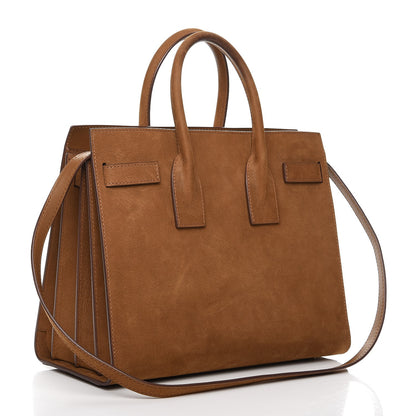 Saint Laurent Nubuck Small Sac de Jour Tan 4 of 14