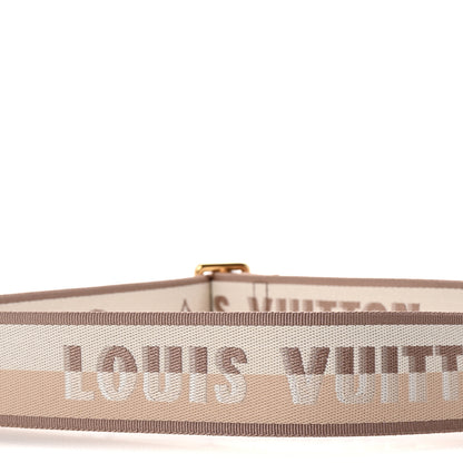 Louis Vuitton Jacquard Speedy Bandouliere 20 Shoulder Strap Beige Brown 4 of 5