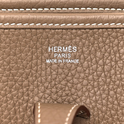 Hermes Taurillon Clemence Evelyne III PM Etoupe 6 of 10