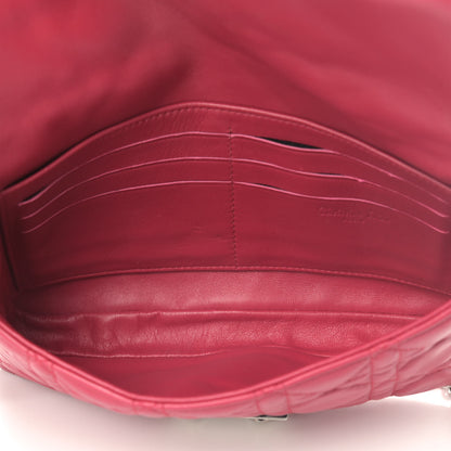Christian Dior Lambskin Cannage Miss Dior Promenade Pouch Fuchsia 4 of 5