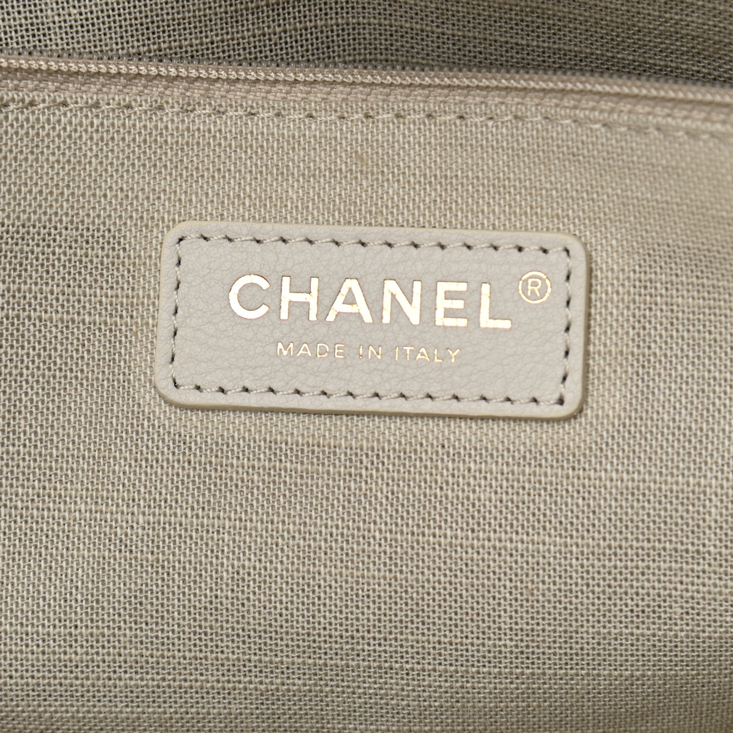 Chanel Denim Small Deauville Tote Dark Blue White 10 of 12