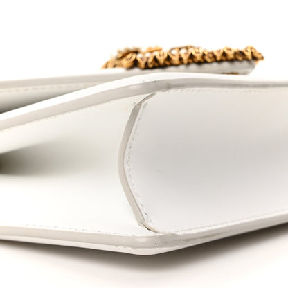 Dolce & Gabbana Smooth Calfskin Small Devotion Envelope Top Handle Bag White 8 of 9