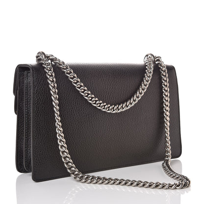 Gucci Pebbled Calfskin Small Dionysus Shoulder Bag Black 3 of 10