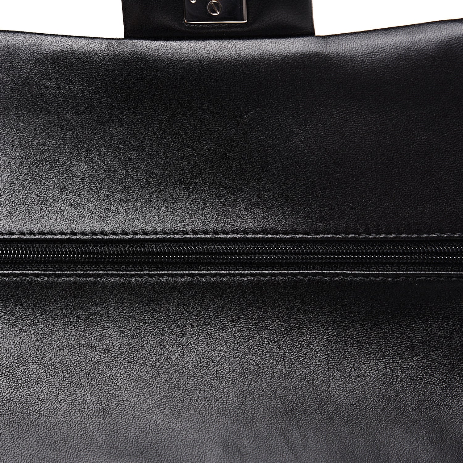 Chanel Lambskin Quilted Medium Double Flap Black 13 of 14