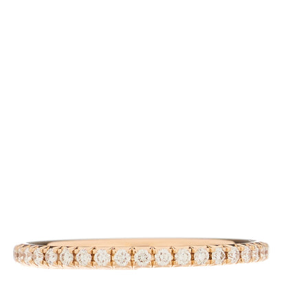 Tiffany 18K Rose Gold Diamond .34ctw Soleste Full Eternity Band Ring 47 4.25 1 of 4