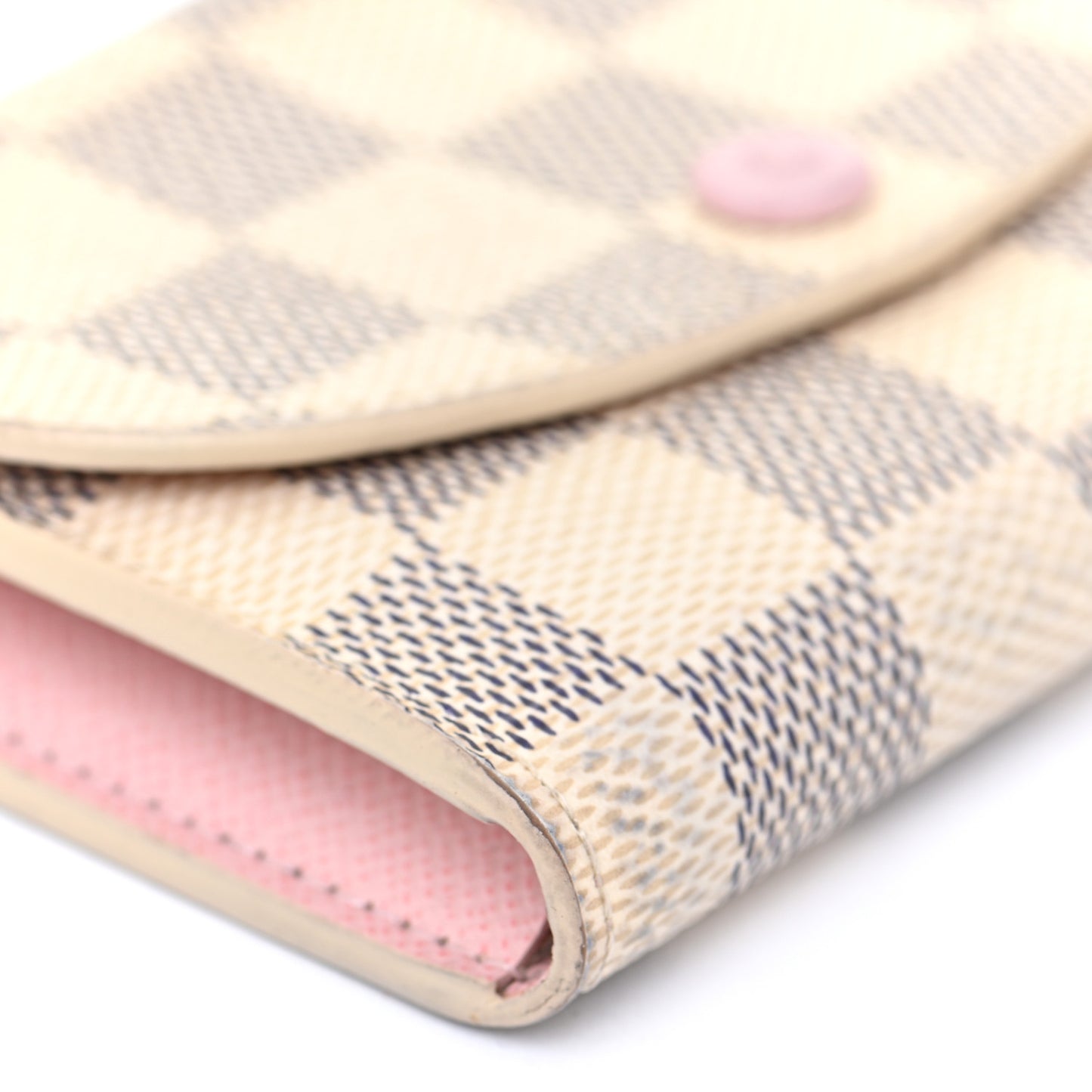 Damier Azur Rosalie Coin Purse Rose Ballerine