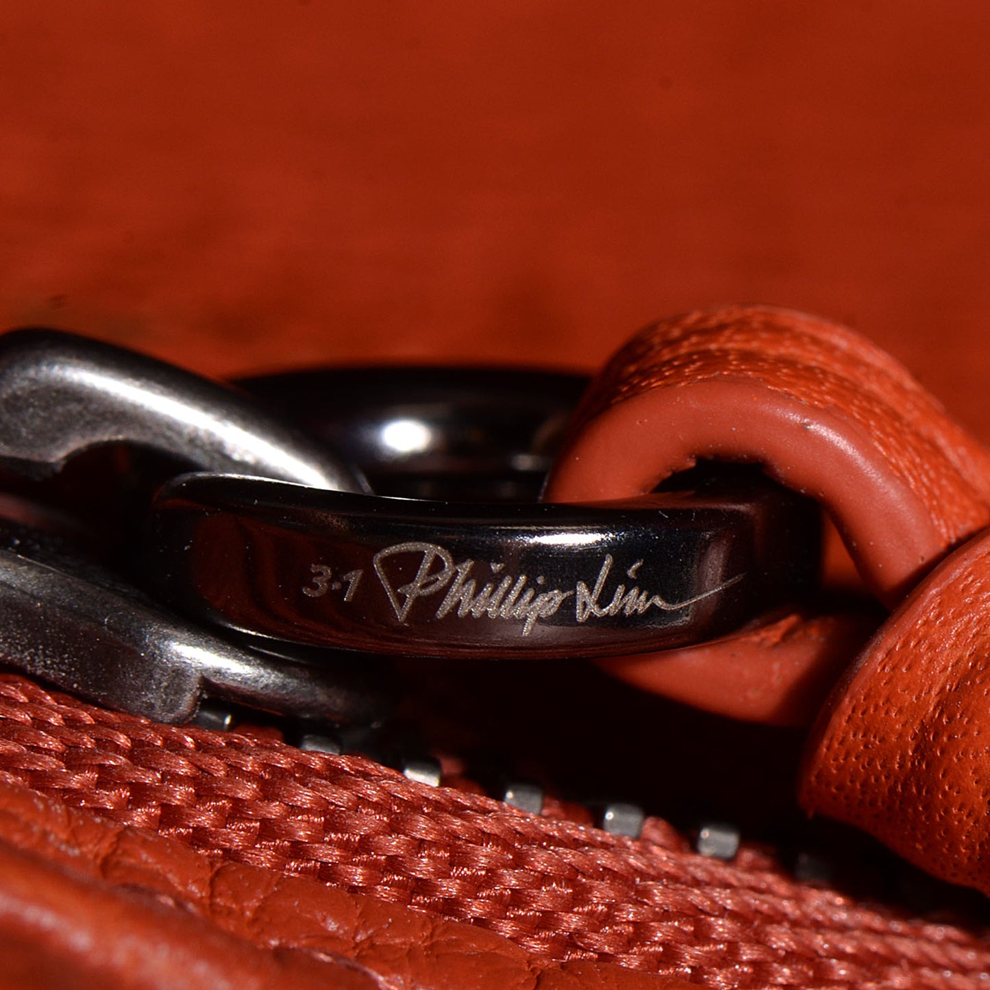 3.1 Leather Medium Pashli Satchel Persimmon