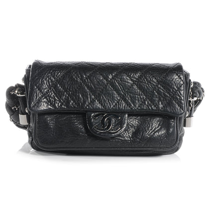 Chanel Distressed Lambskin Lady Braid Flap Black 1 of 7