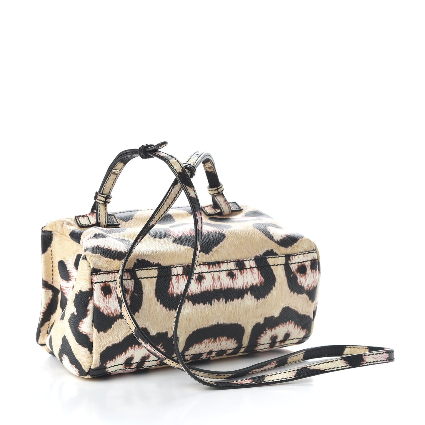 Calfskin Jaguar Print Mini Pandora Multicolor