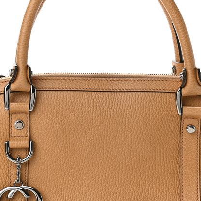 Gucci Pebbled Calfskin Medium GG Convertible Dome Satchel Beige 8 of 12
