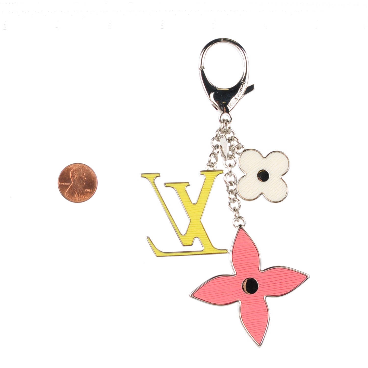 Louis Vuitton Fleur d'Epi Bag Charm Tri-Color 2 of 5