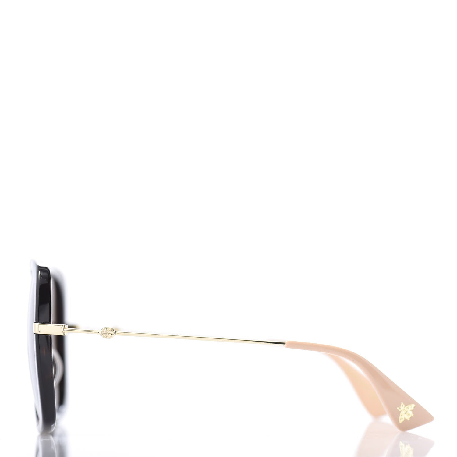 Gucci Square Frame GG0511S Sunglasses Havana Brown Gold 644503