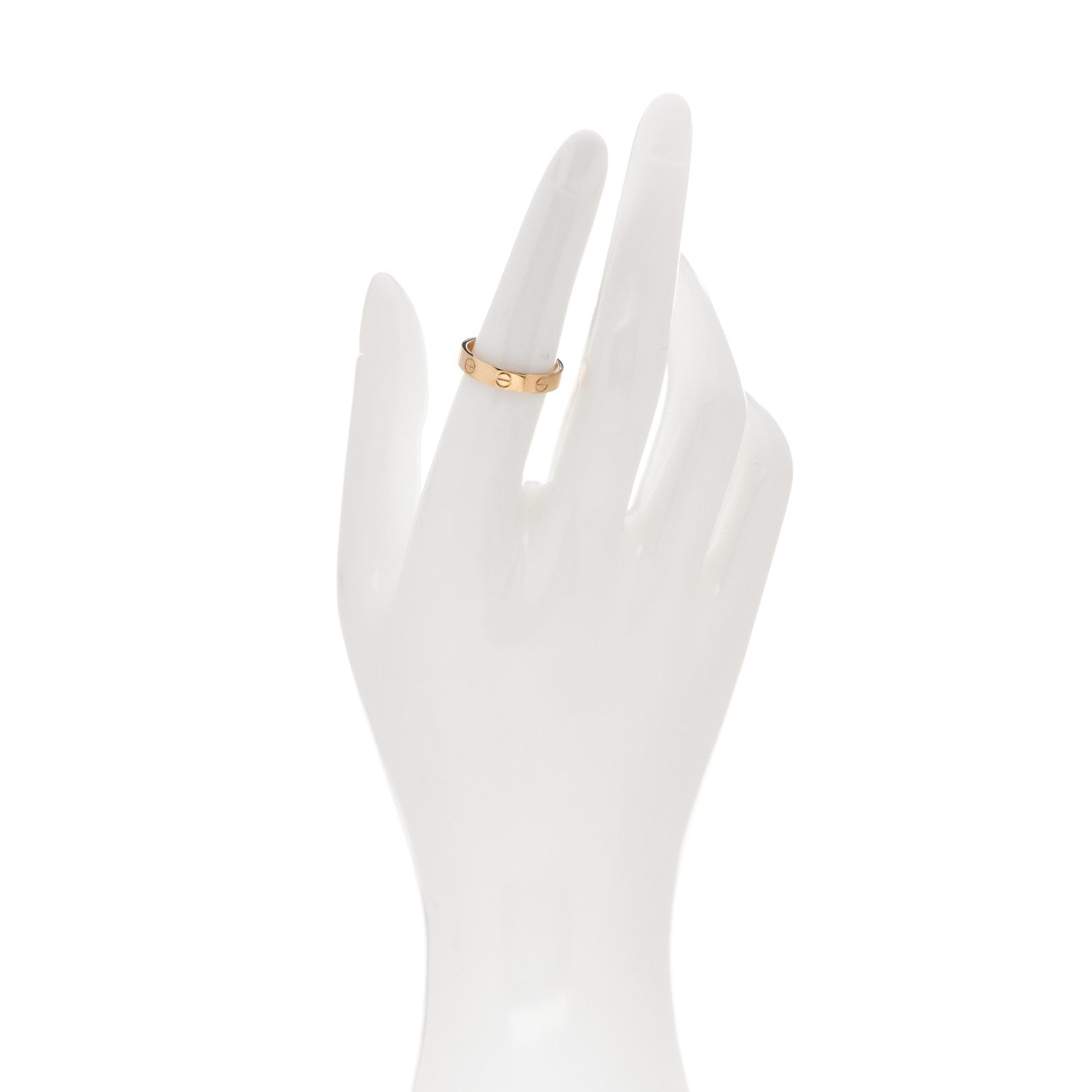 Cartier 18K Yellow Gold 3.5mm LOVE Wedding Band Ring 52 6 2 of 5